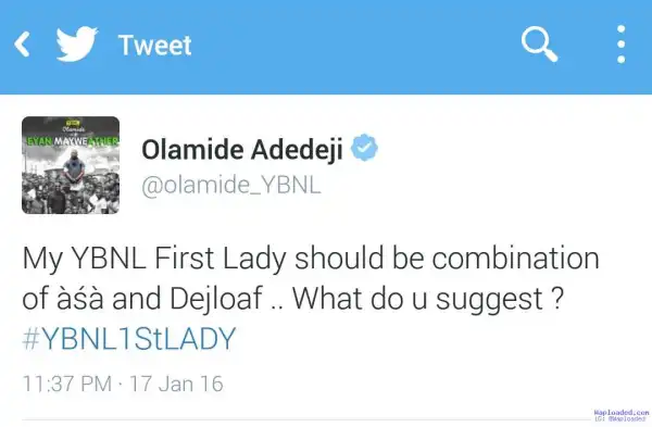 Olamide Seeks Fans